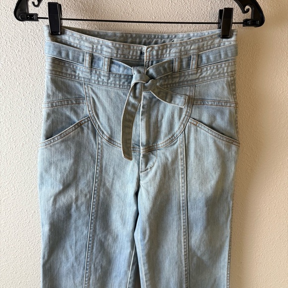 Stoned Immaculate Waiting For the Sun Bell Bottom Jeans Topanga Denim Women’s 27 - Picture 7 of 16